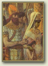 Painting of King Solomon and Queen Sheba